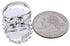 Multicolor Needlepoint Jewelry Silver Ring Size 6 YX35130